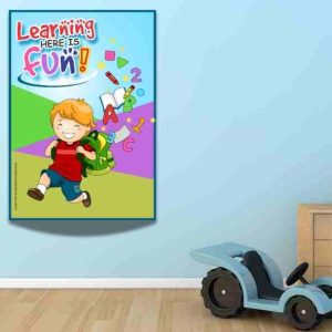 Learning here is fun flex banner
