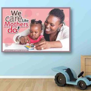 We care like mothers do flex banner
