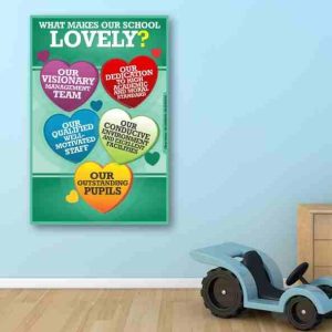 What makes our school lovely flex banner