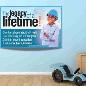 The legacy of a Lifetime flex banner