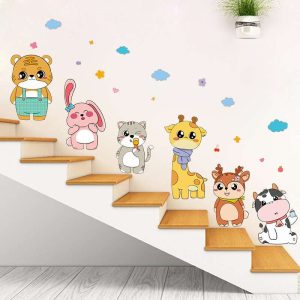 Cute animal wall stickers