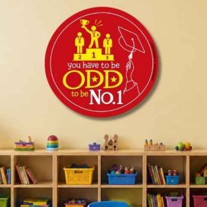 YOU HAVE TO BE ODD TO BR NO.1 ROUND POSTER
