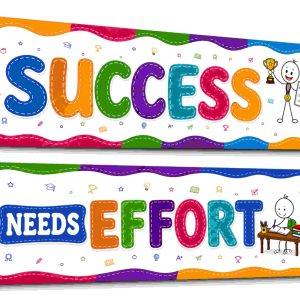Success needs effort paired poster